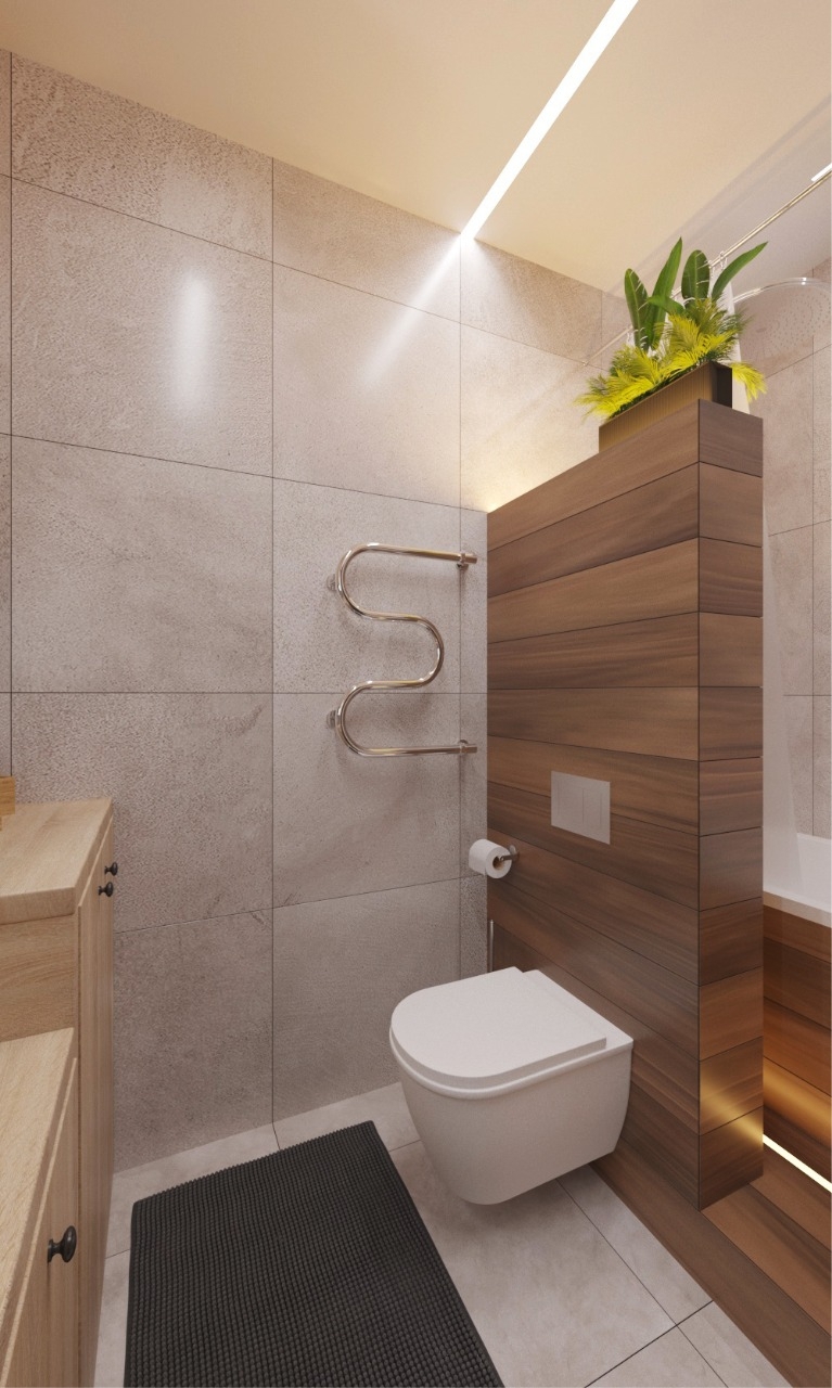 Дизайнерский ремонт ванной комнаты в Москве, цена под ключ на услугу в «Ремонт Экспресс»