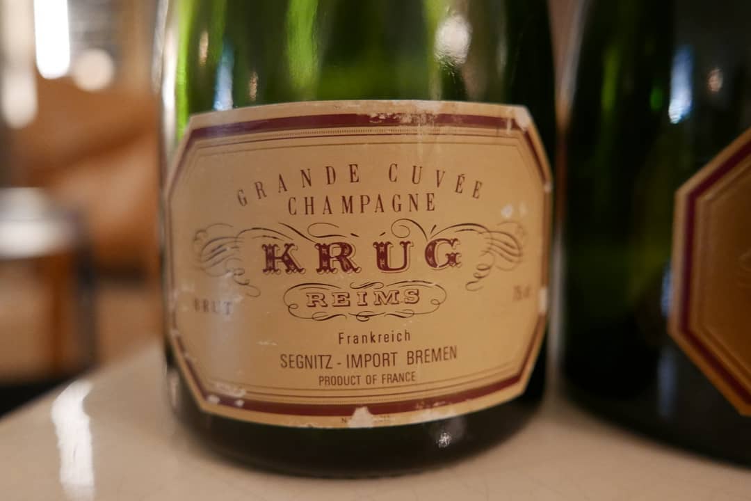 Epic Krug Grande Cuvée old labels tasting - Stas Medvedev