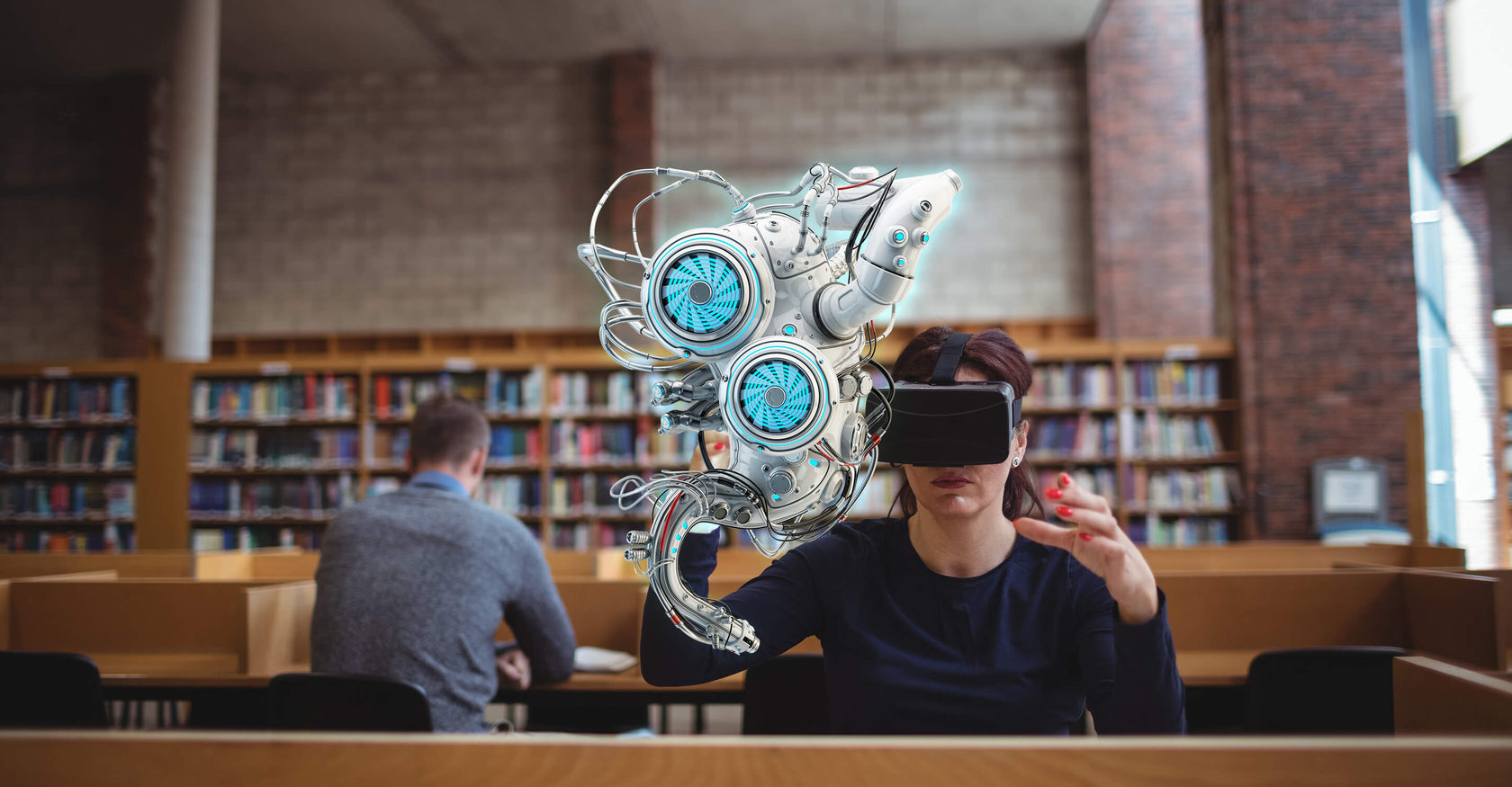 Где виртуальная библиотека. VR библиотека. Виртуальная реальность в библиотеке. Очки виртуальной реальности в библиотеке. Библиотека будущего.