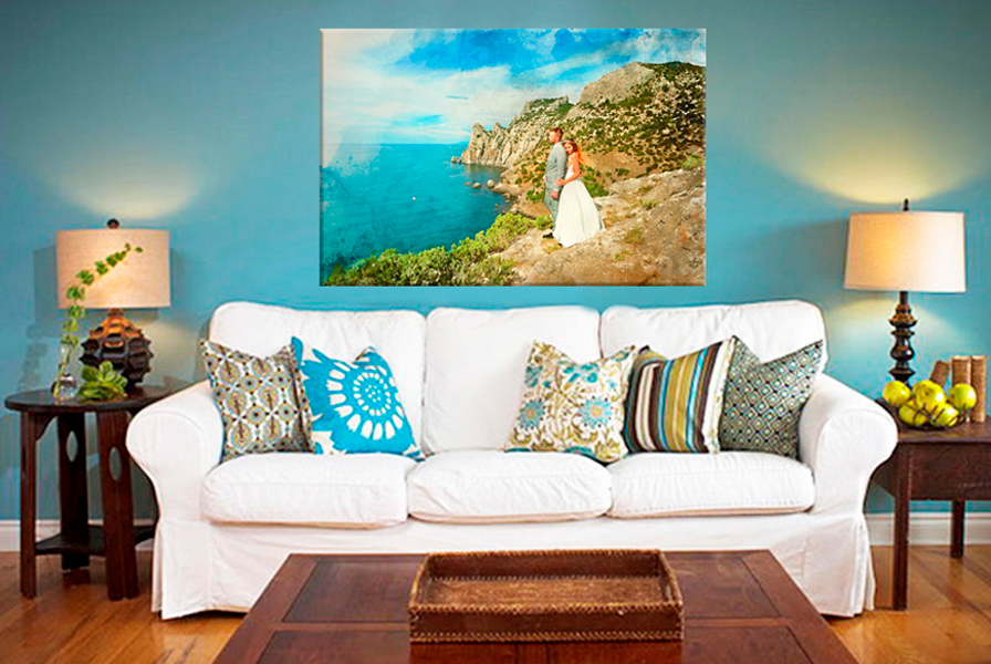 фотокартина пенокартон в интерьере