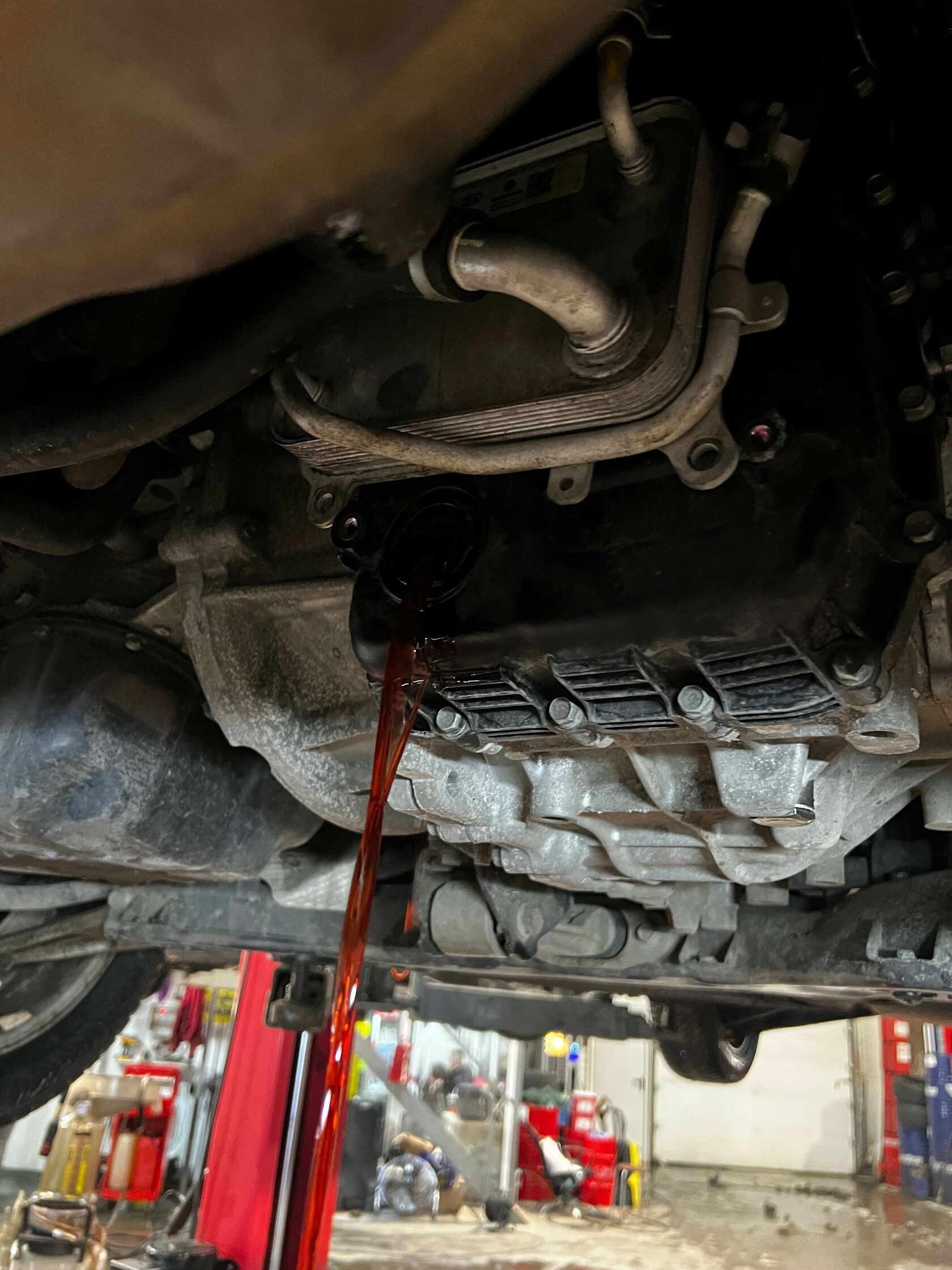 Выставление уровня масла Kia