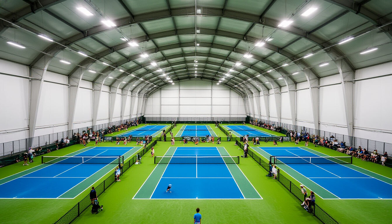 Современные закрытые корты предлагают возможность наслаждаться любимой игрой круглый год независимо от капризов природы.