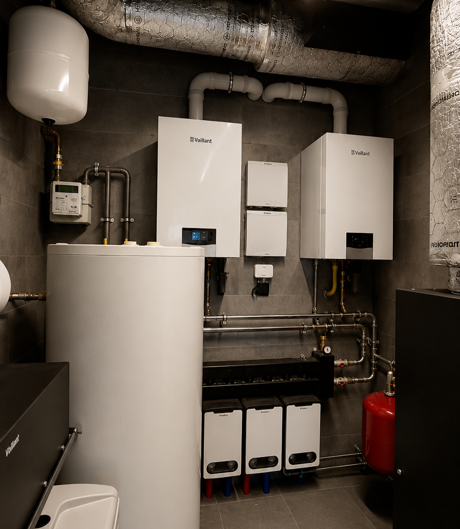 Инженерная система отопления загородного дома LAB SYSTEM
