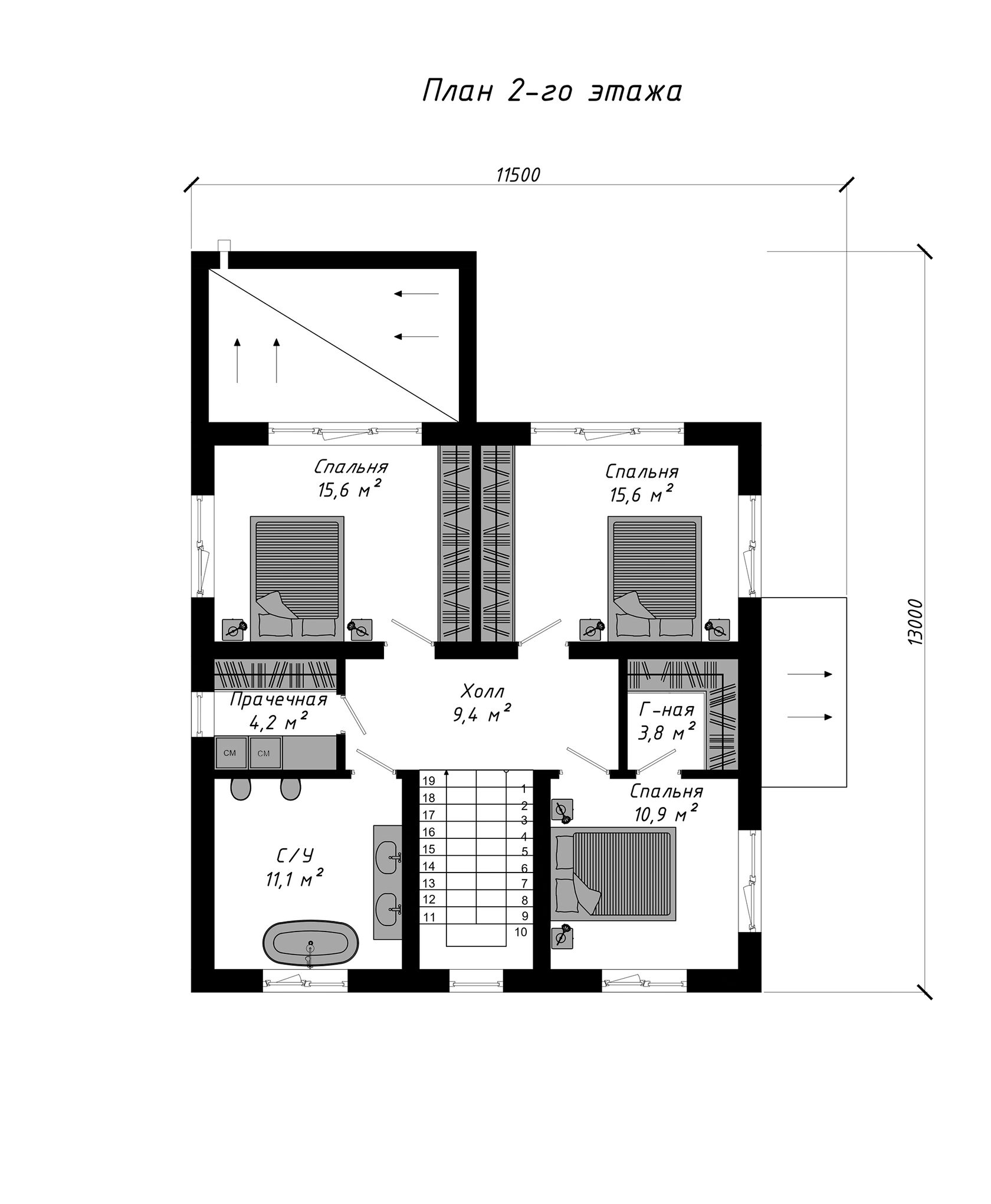 Готовый дом в Апшеронска планировка