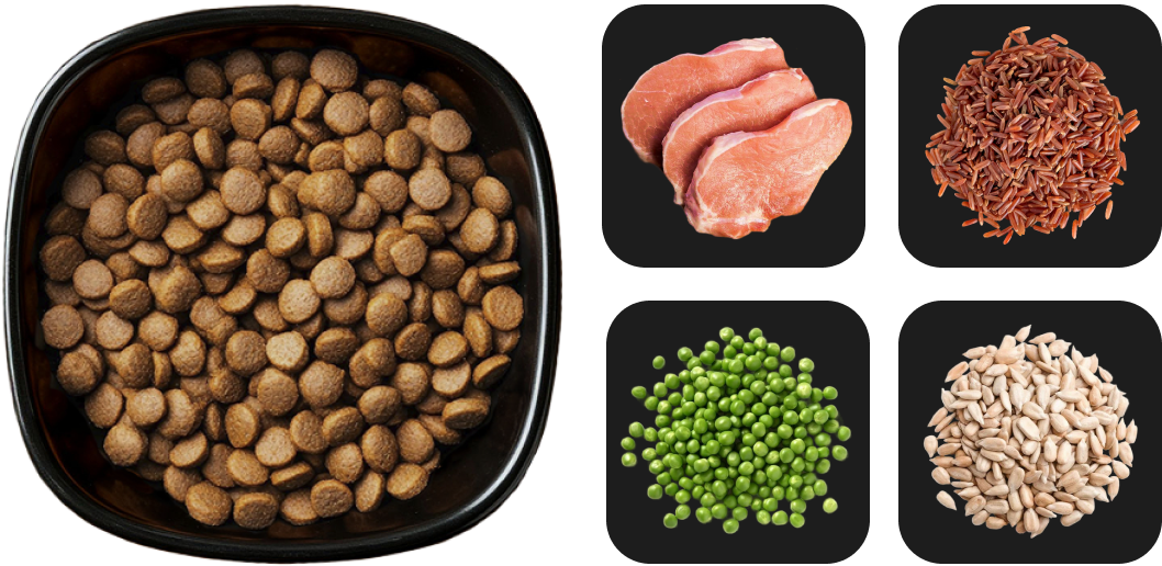 Ингредиенты сухого корма Ландор