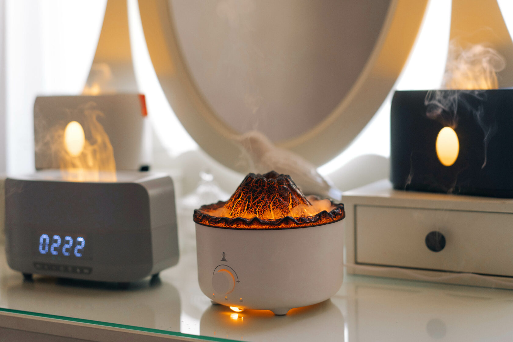 Rgb аромадиффузор с эффектом пламени. Увлажнитель воздуха Flame Aroma Diffuser Volcano. Flame Humidifier Chevrolet.