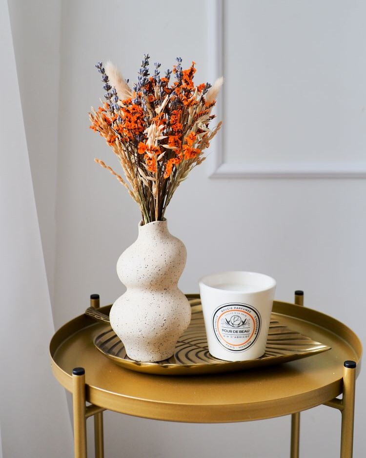 интерьерная композиция со свечей