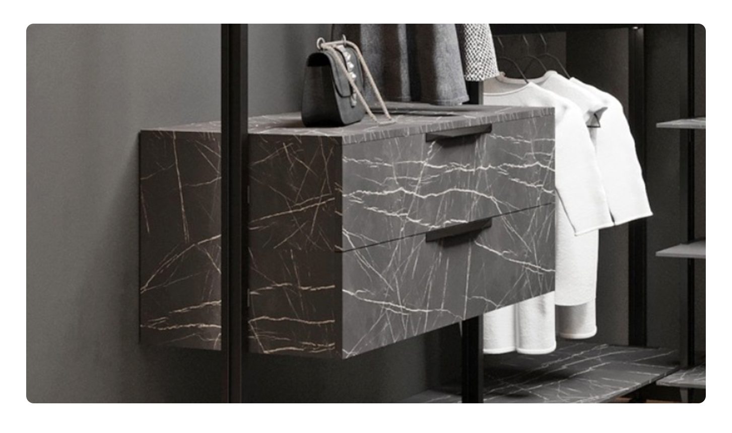 Подвесной комод гардеробной системы MODENA