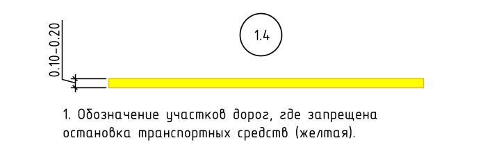 Схема разметки 1.4