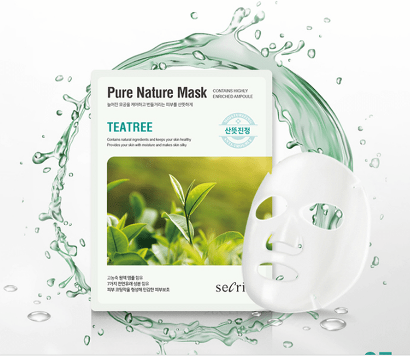 Nature mask. Маска для лица тканевая Anskin Secriss Pure nature Mask Pack Aloevera 25мл. АН Secriss маска тканевая Secriss Pure nature Mask Pack-Teatree 25мл. 792106 АН Secriss маска для лица тканевая Secriss Pure nature Mask Pack Teatree 25мл. Тканевая маска с чайным деревом Anskin Secriss Pure nature Mask Pack-Teatree, 25мл.