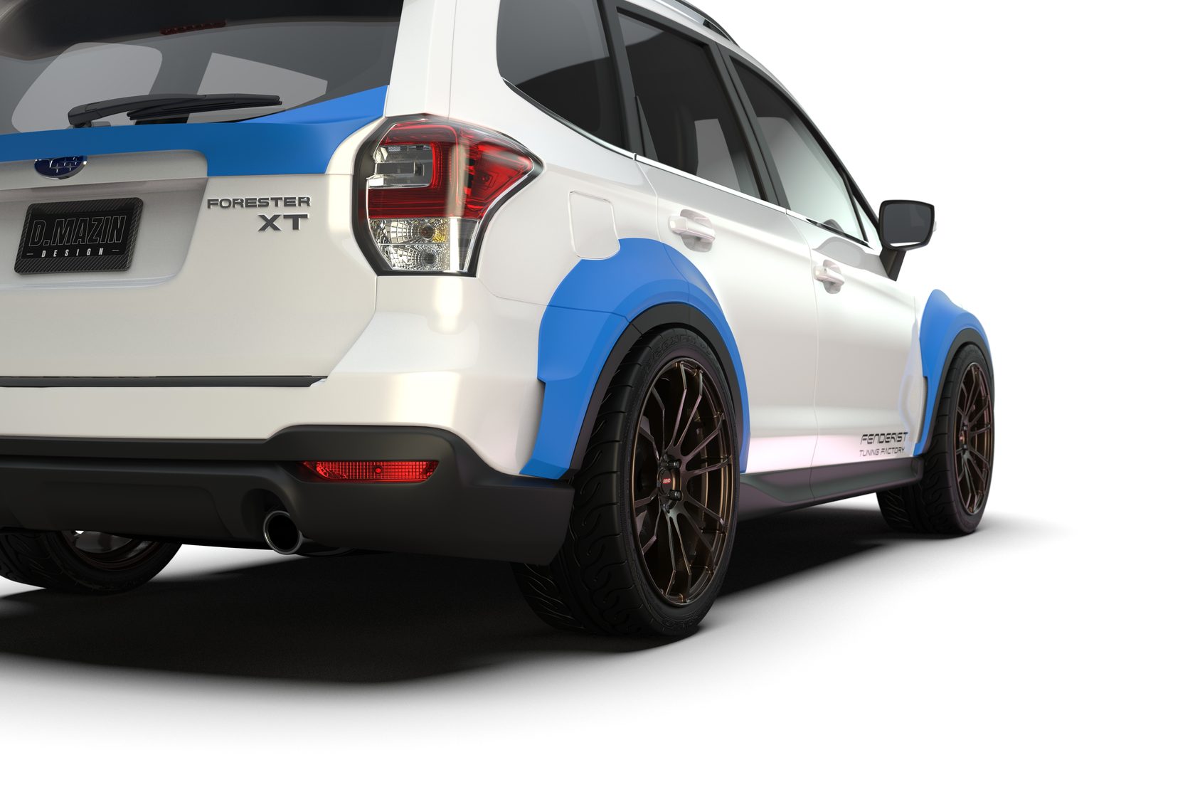 FENDERIST SPEC S Fender Flares Set / Wide Body Kit SUBARU FORESTER SJ 1418