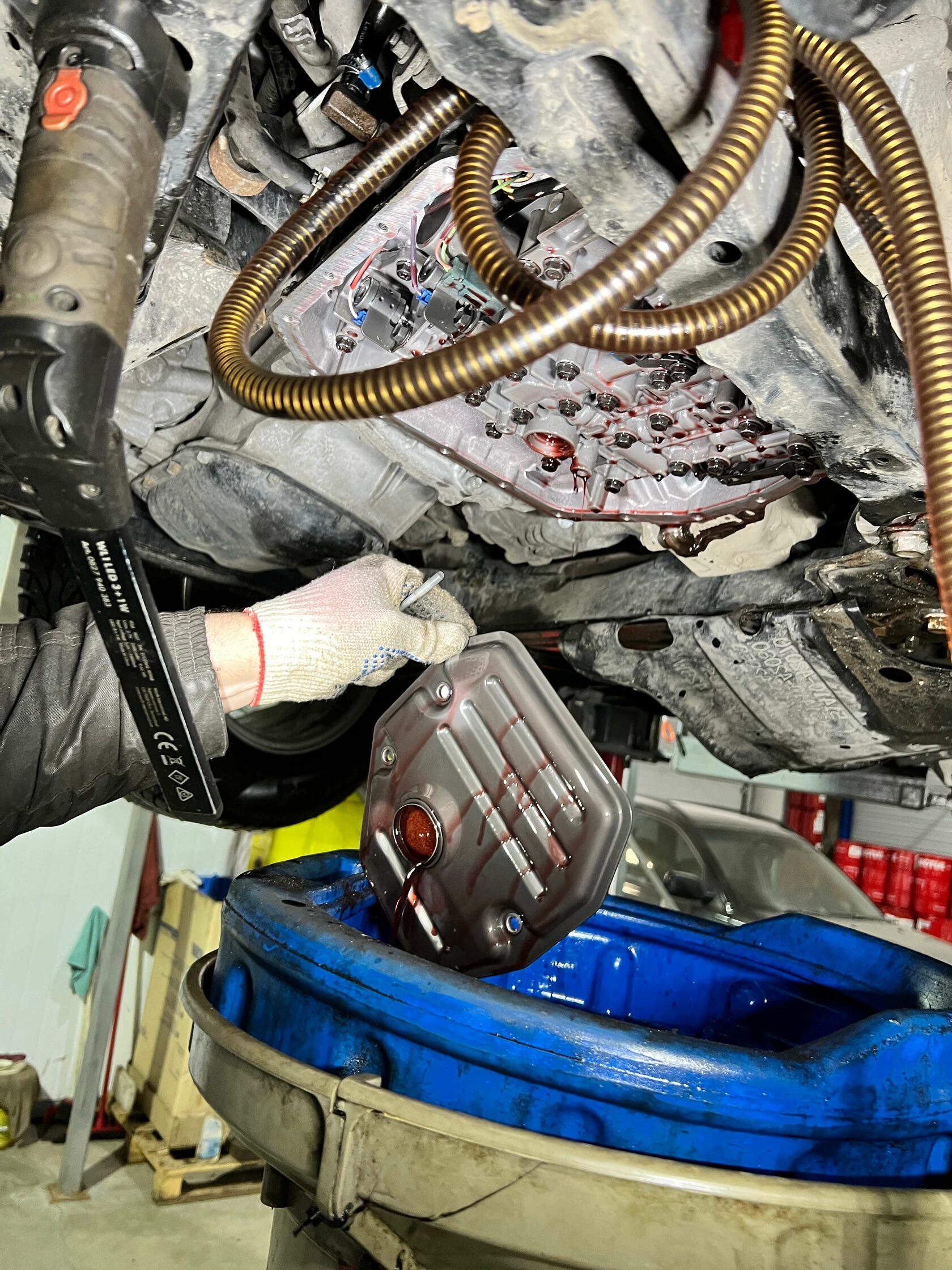 Замена фильтра в вариаторе K112