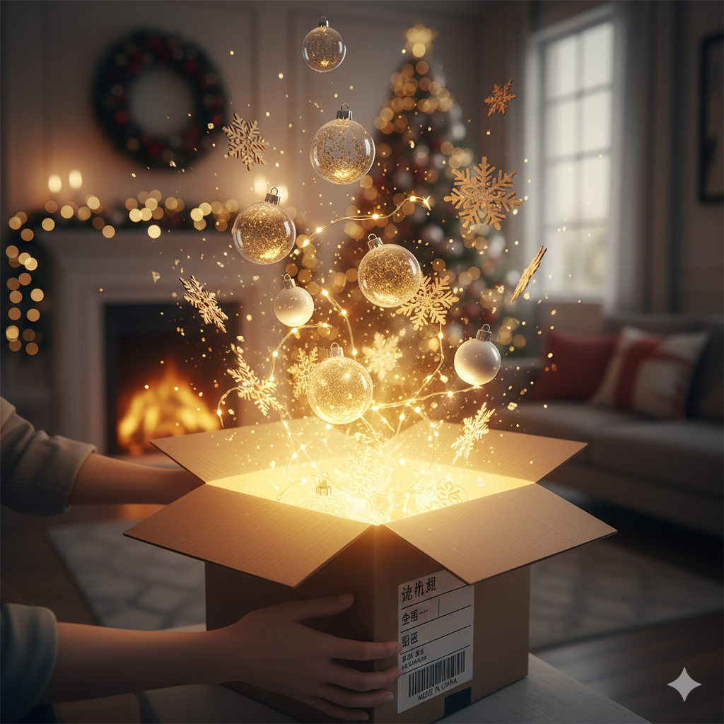 Новогодние игрушки оптом из Китая