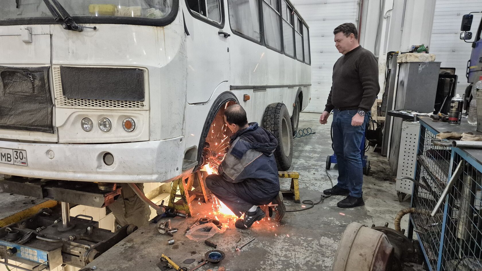 Ремонт автобуса ПАЗ