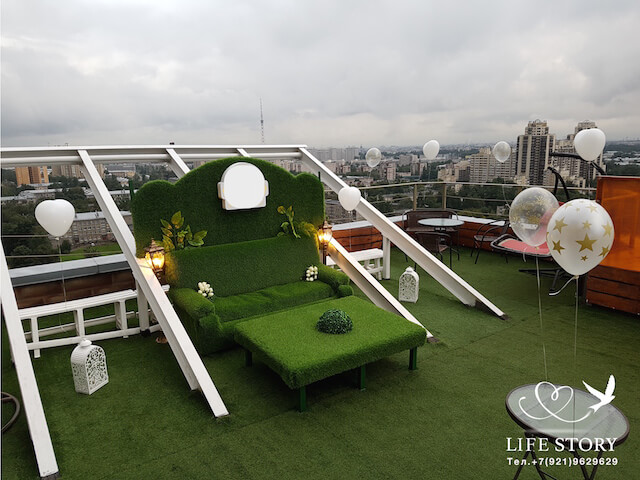 Свидание на тёплой VIP-крыше