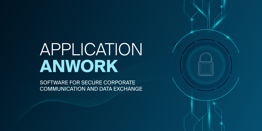 Secure communication App for business with encryption — ANWORK software