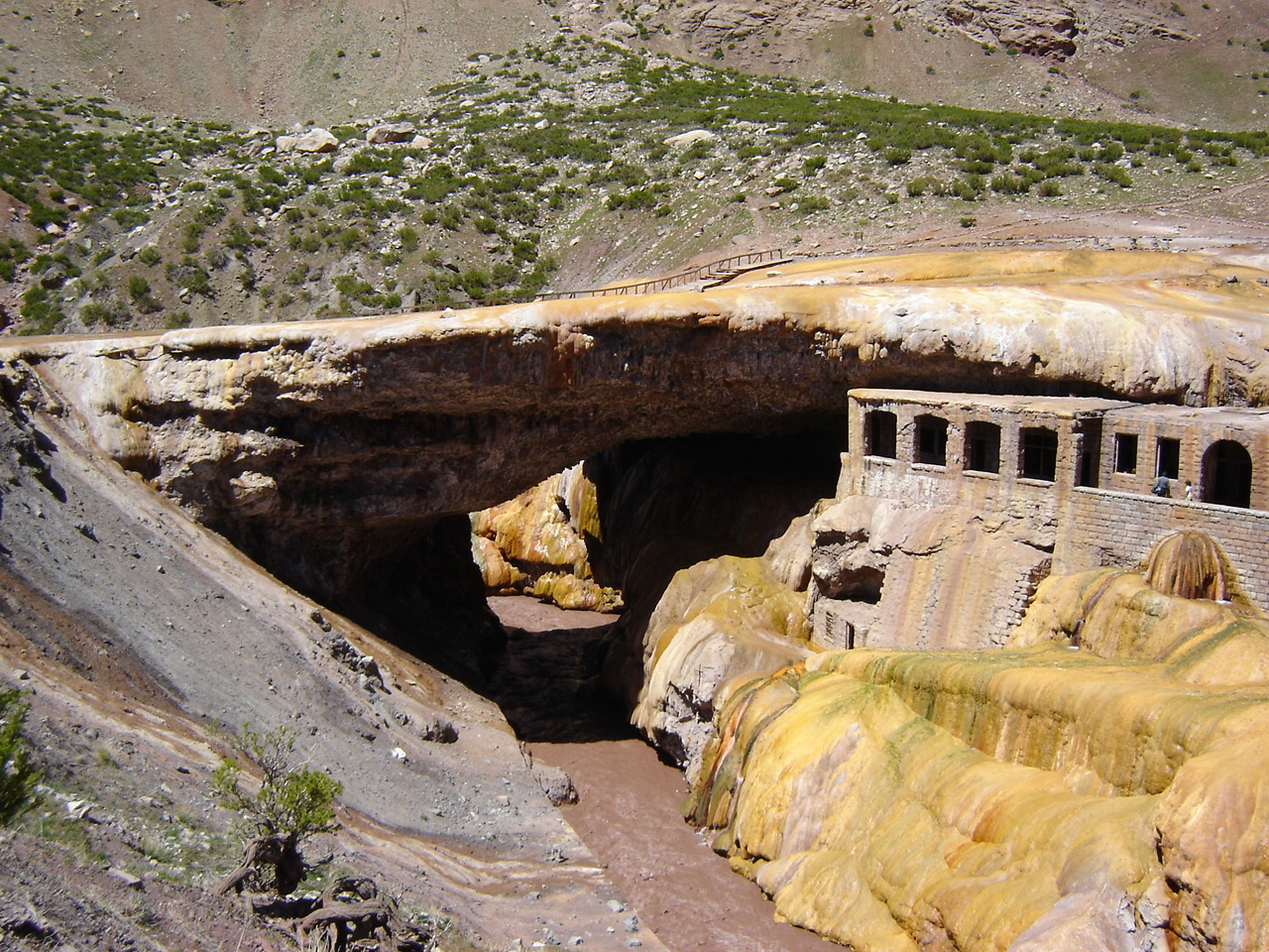 Puente del Inca natural rock bridge