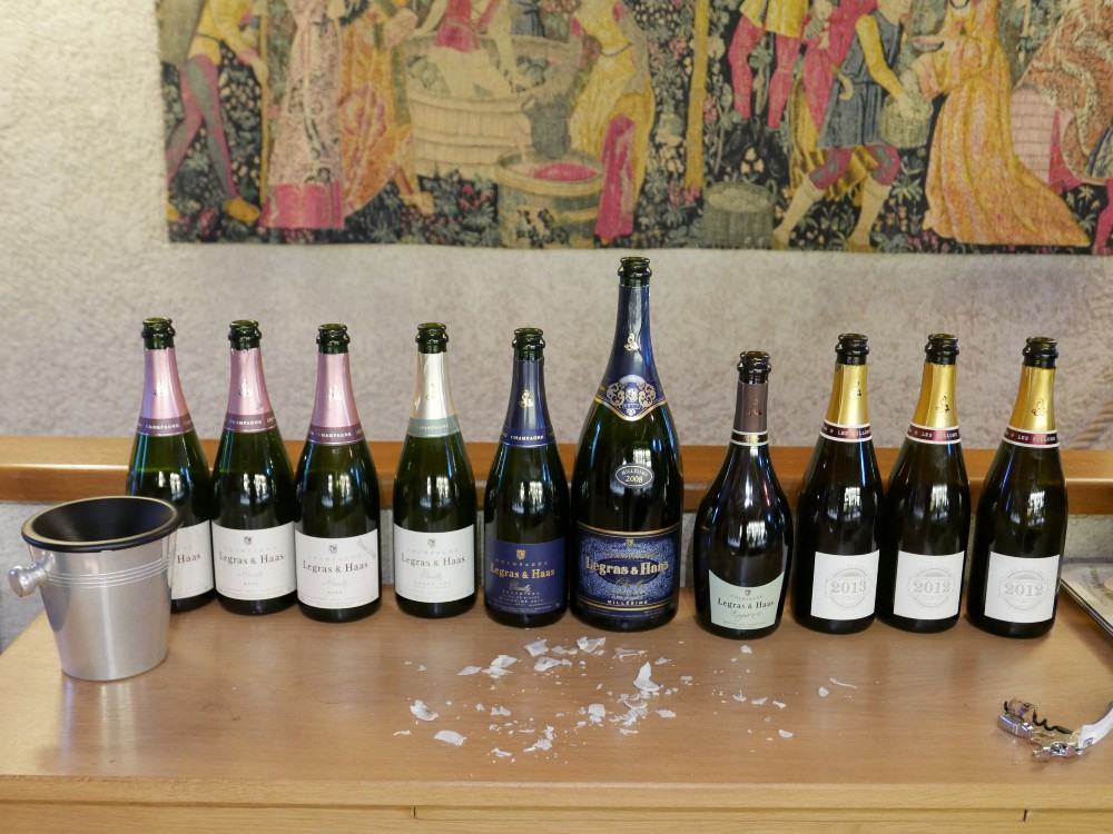 Champagne Legras & Haas tasting