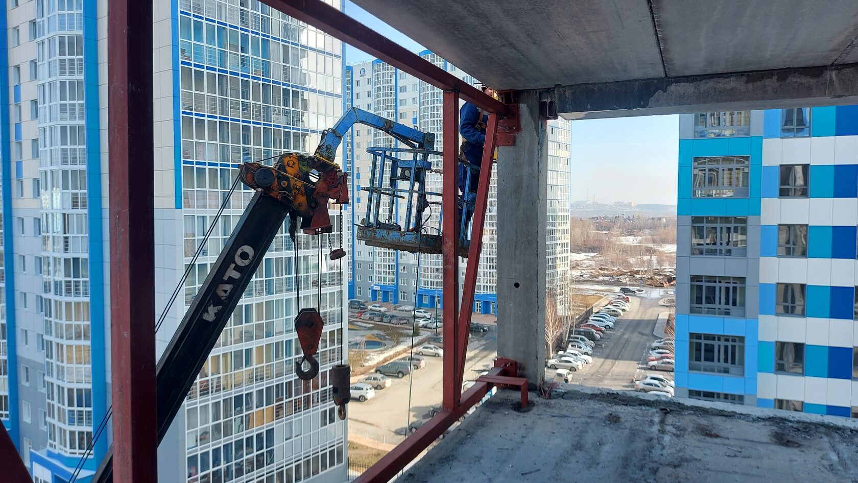 Монтаж несущих конструкций