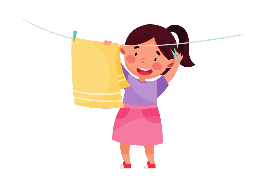 Hang up the washing — развешивать бельё