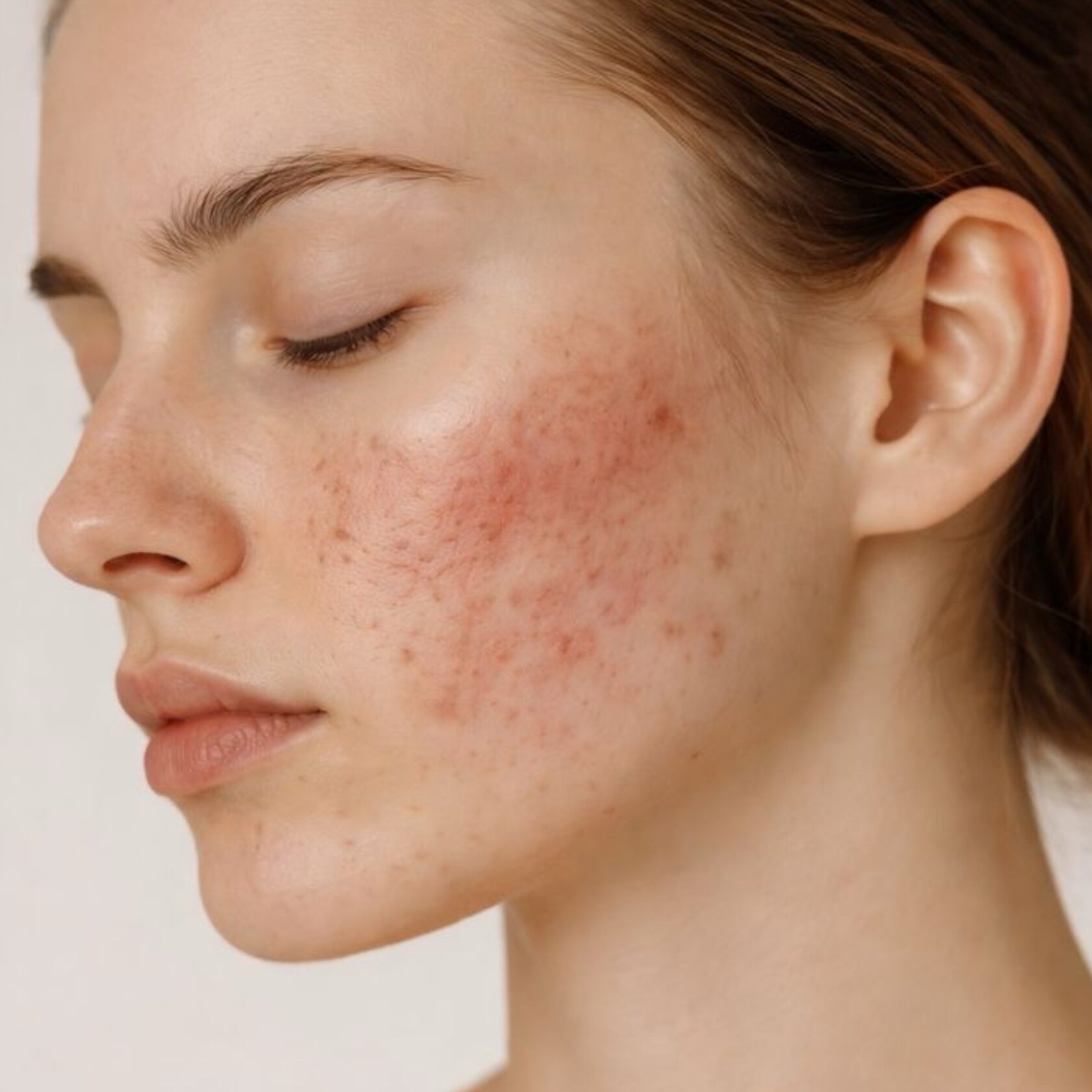 Лечение акне до и после