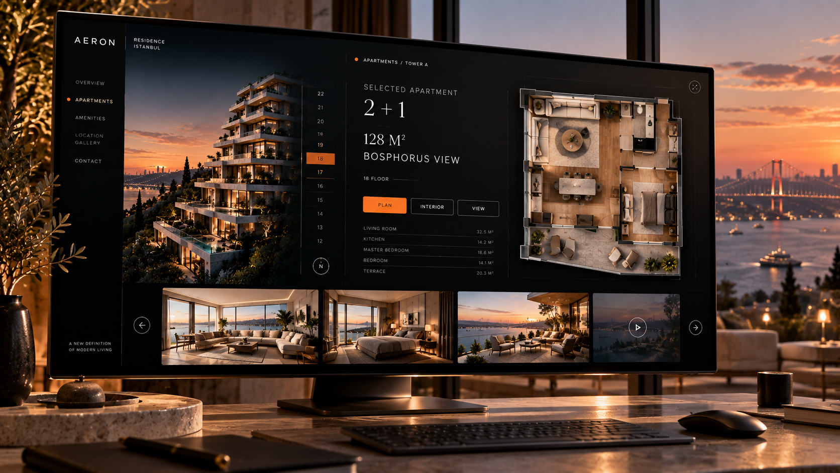 AERON Residence — выбор квартиры