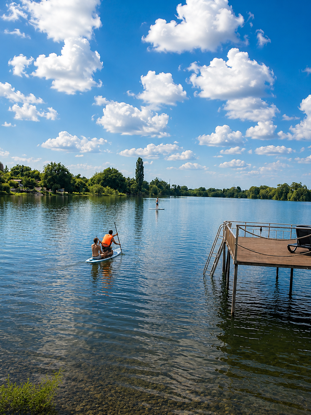 Берег и SUP в RETREAT