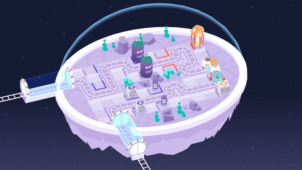 Cosmic Express, a train-route logic puzzle by Draknek and Friends for Android and iPhone