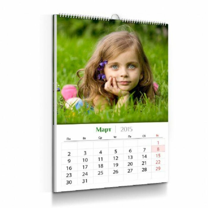 Печать календарей на заказ в Москве недорого, трехсекционные и квартальные кален