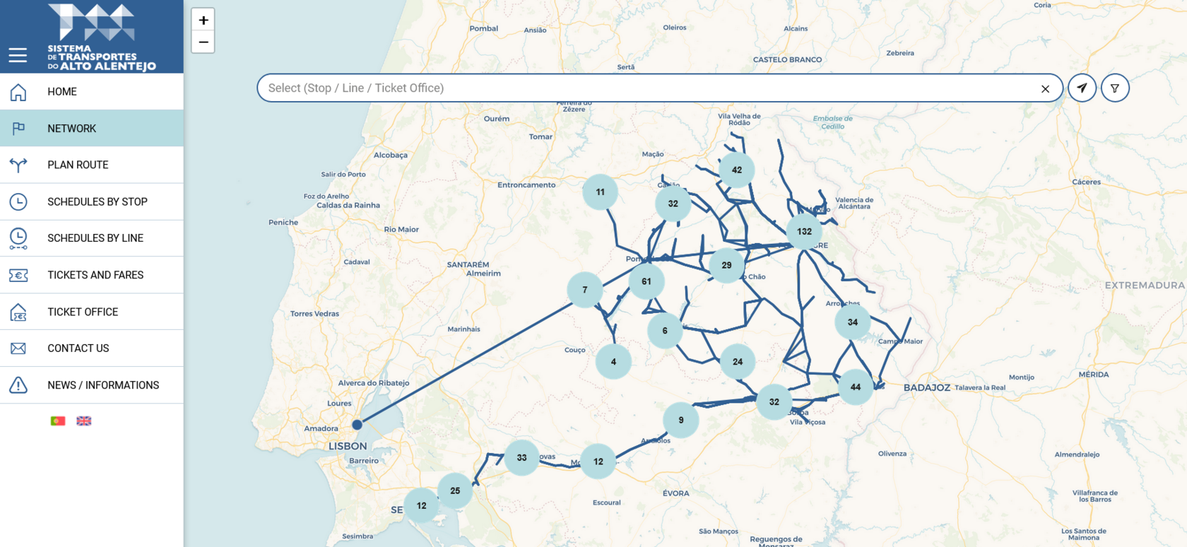 регіональний транспорт Порталегре