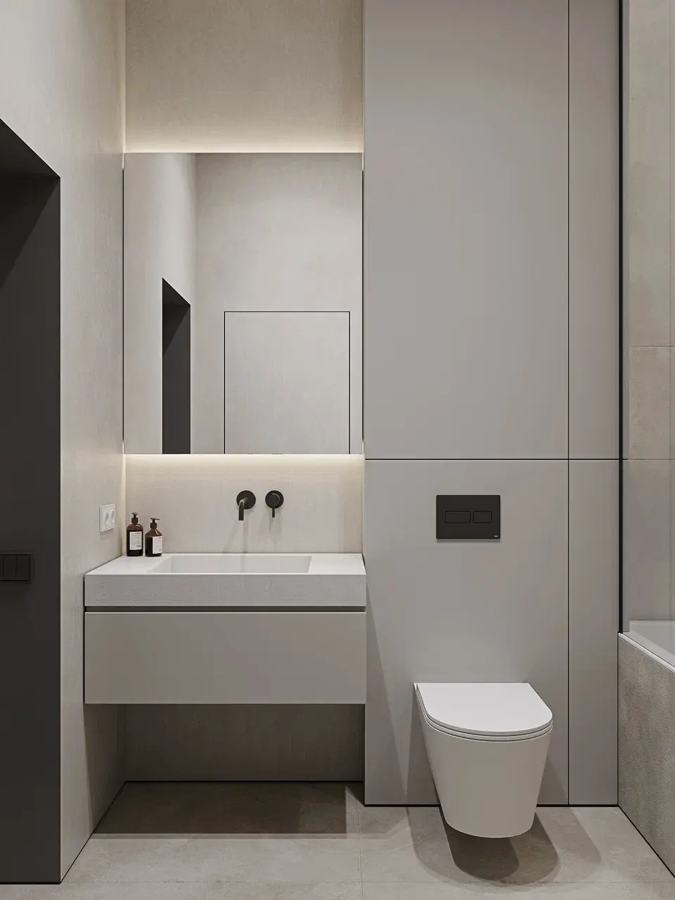 3 окна в гостиной в новом ЖК