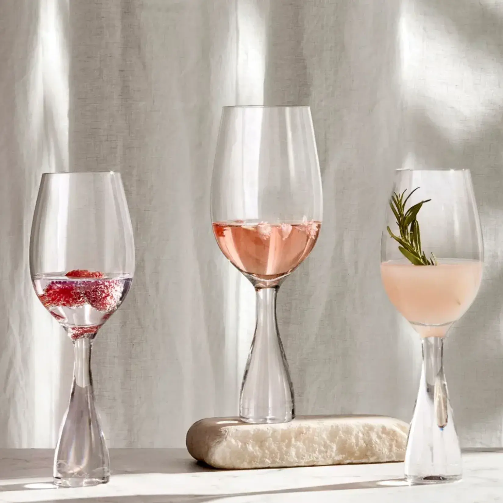 Nude Glass Wine Party