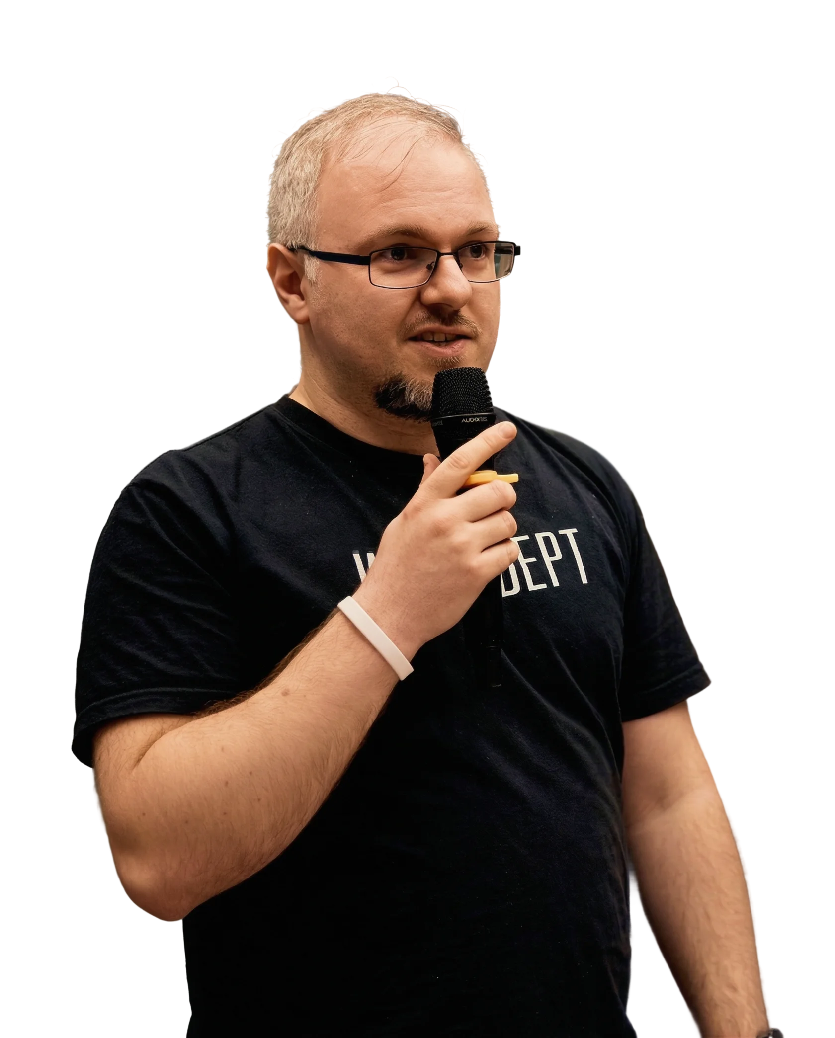 Человек на странице партнёрской программы Prodamus