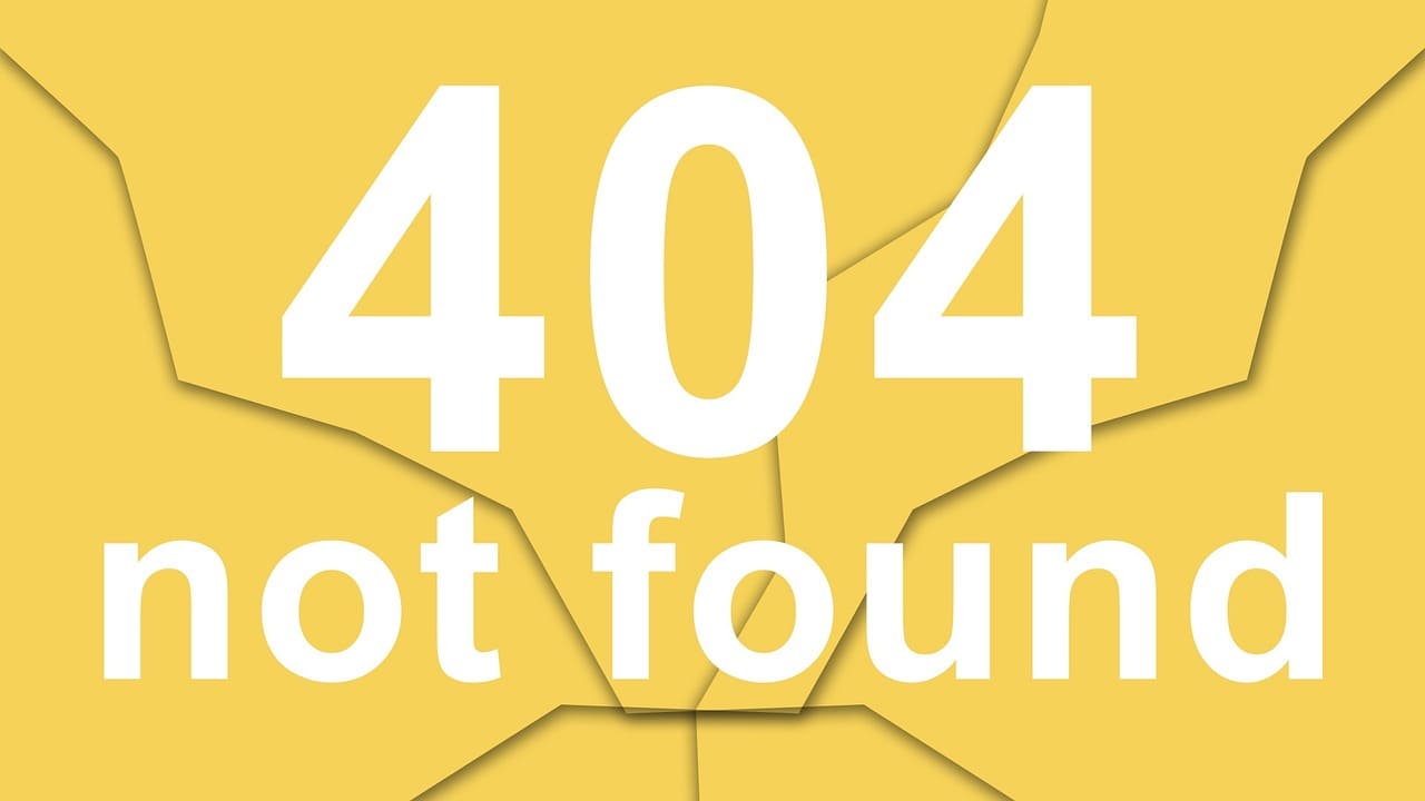 ошибка 404