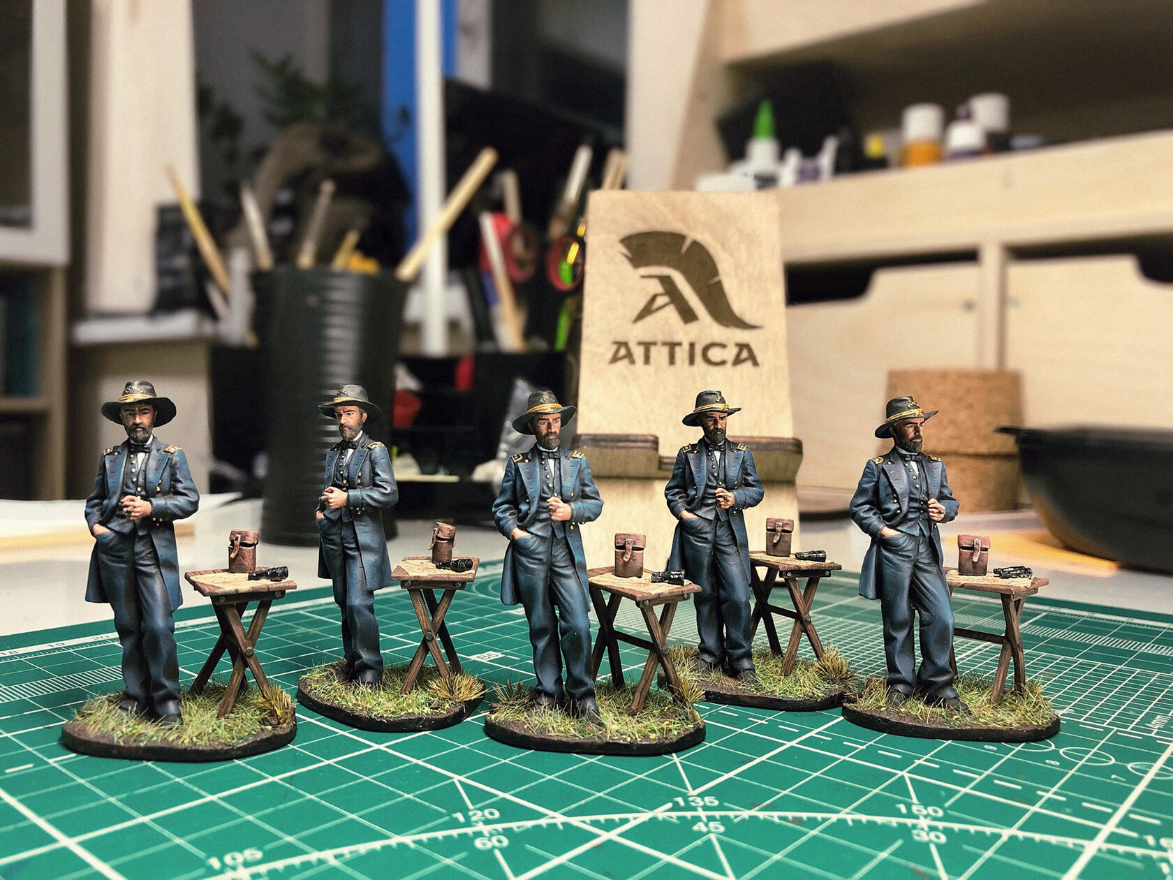 Логотип для бренда Attica Miniatures