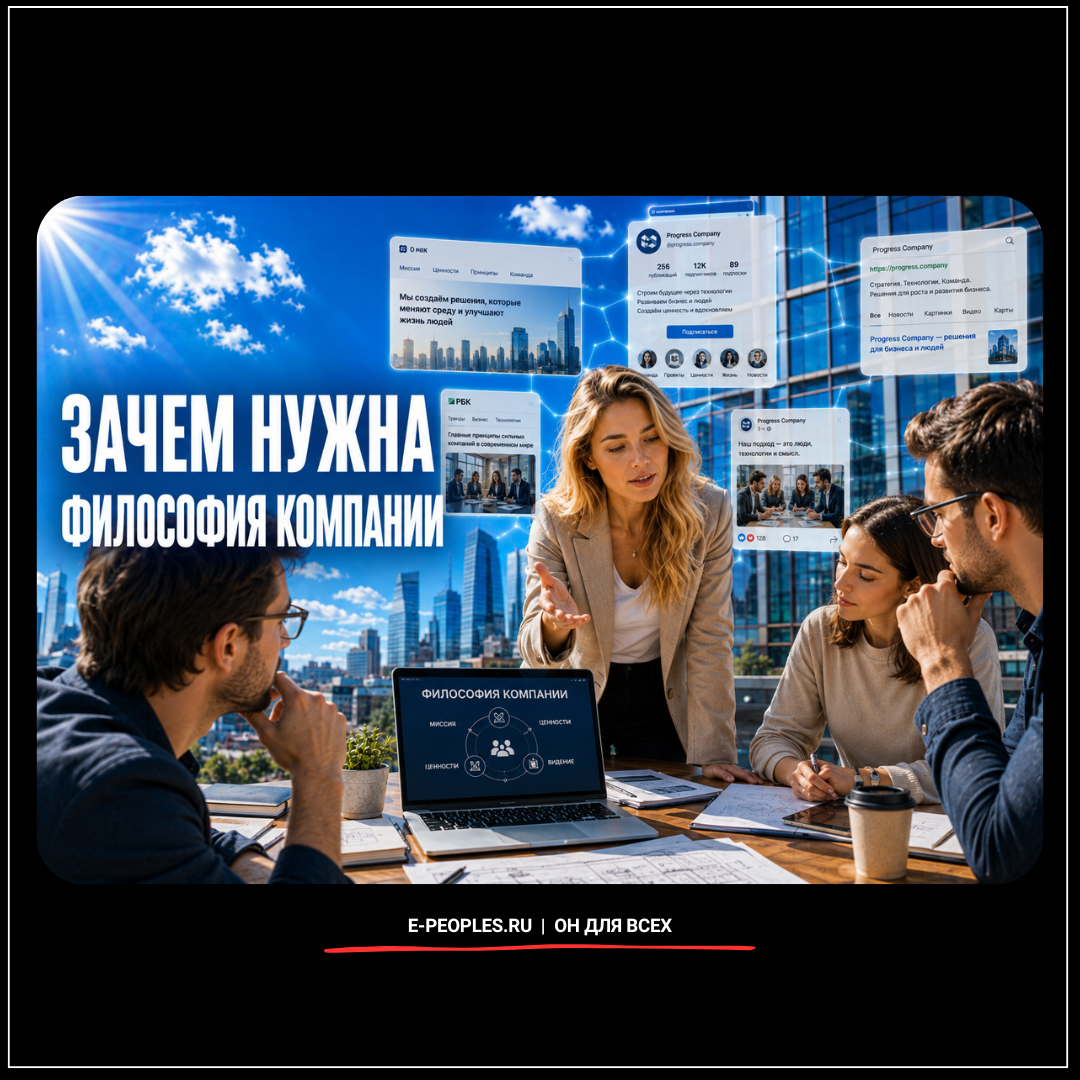 Зачем нужна философия компании