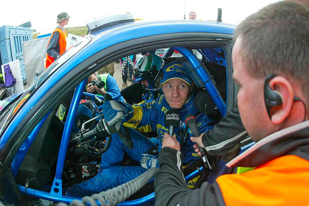 Петтер Сольберг и Фил Миллз, Subaru Impreza S11 WRC '05 (LC54 SRT), ралли Великобритания 2005/Фото: XPB Images