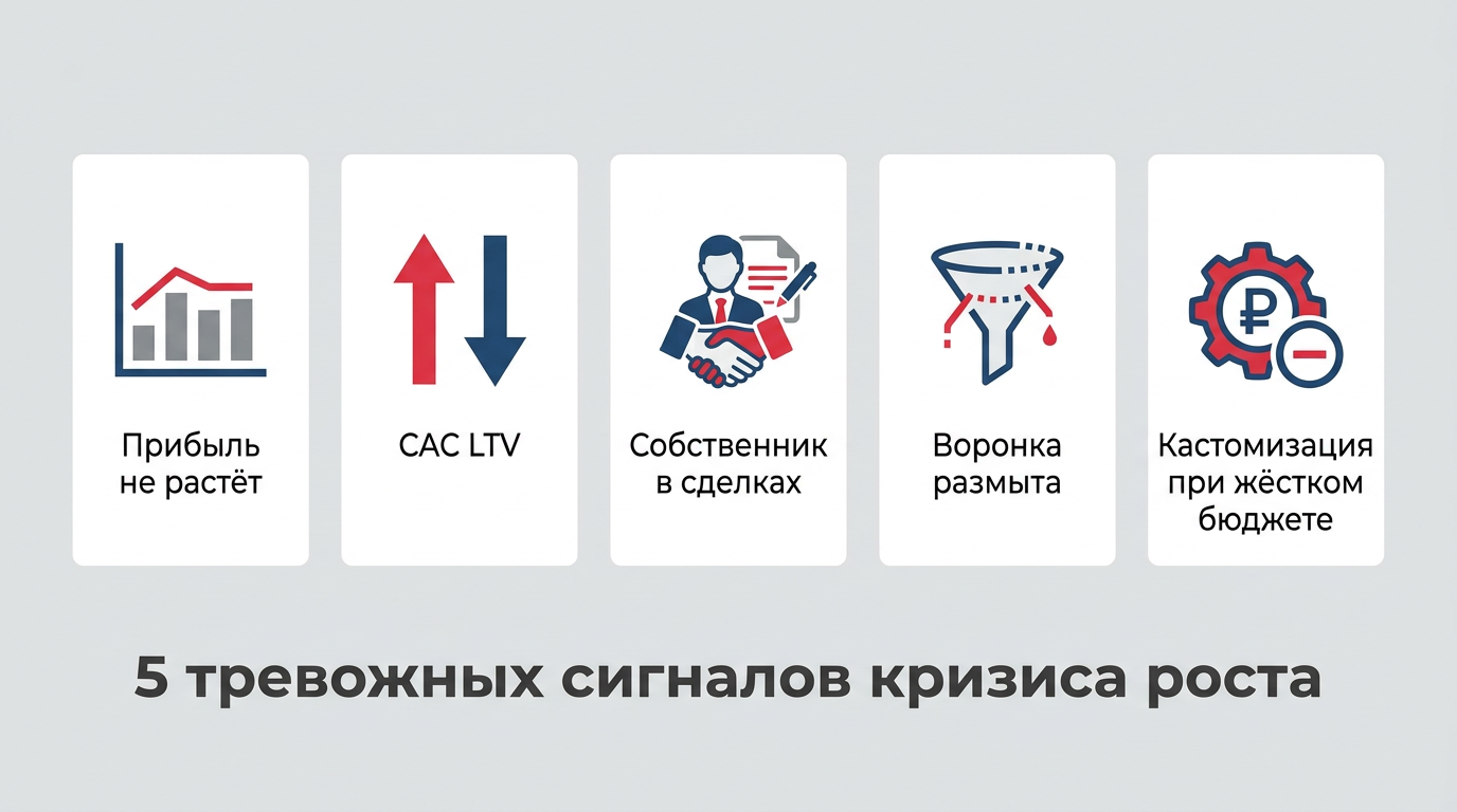 5 сигналов кризиса роста