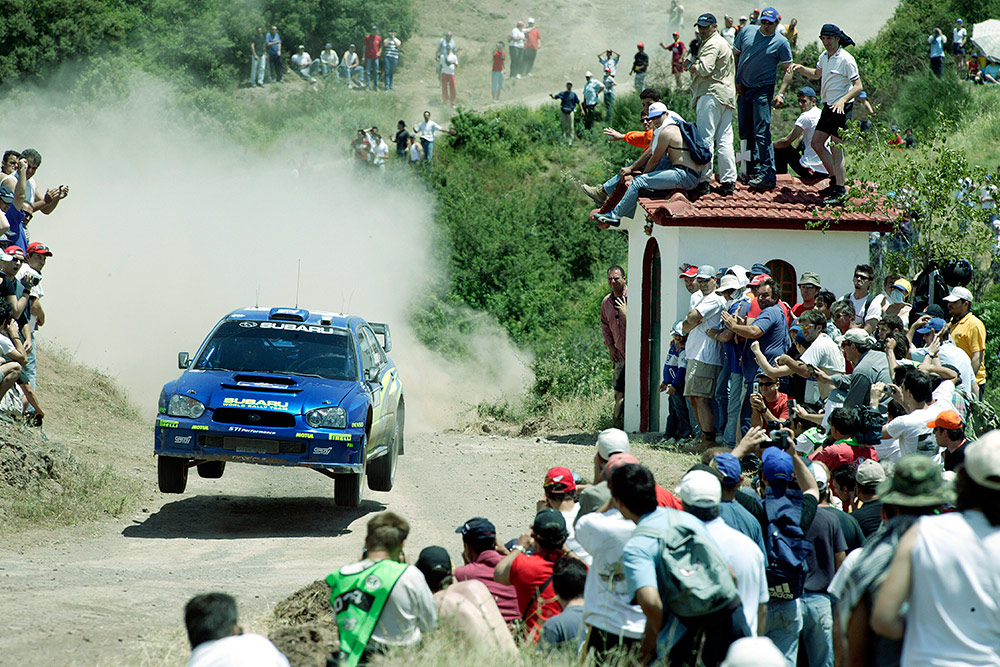 Петтер Сольберг и Фил Миллз, Subaru Impreza S10 WRC '04 (JT53 SRT), ралли Акрополь 2004
