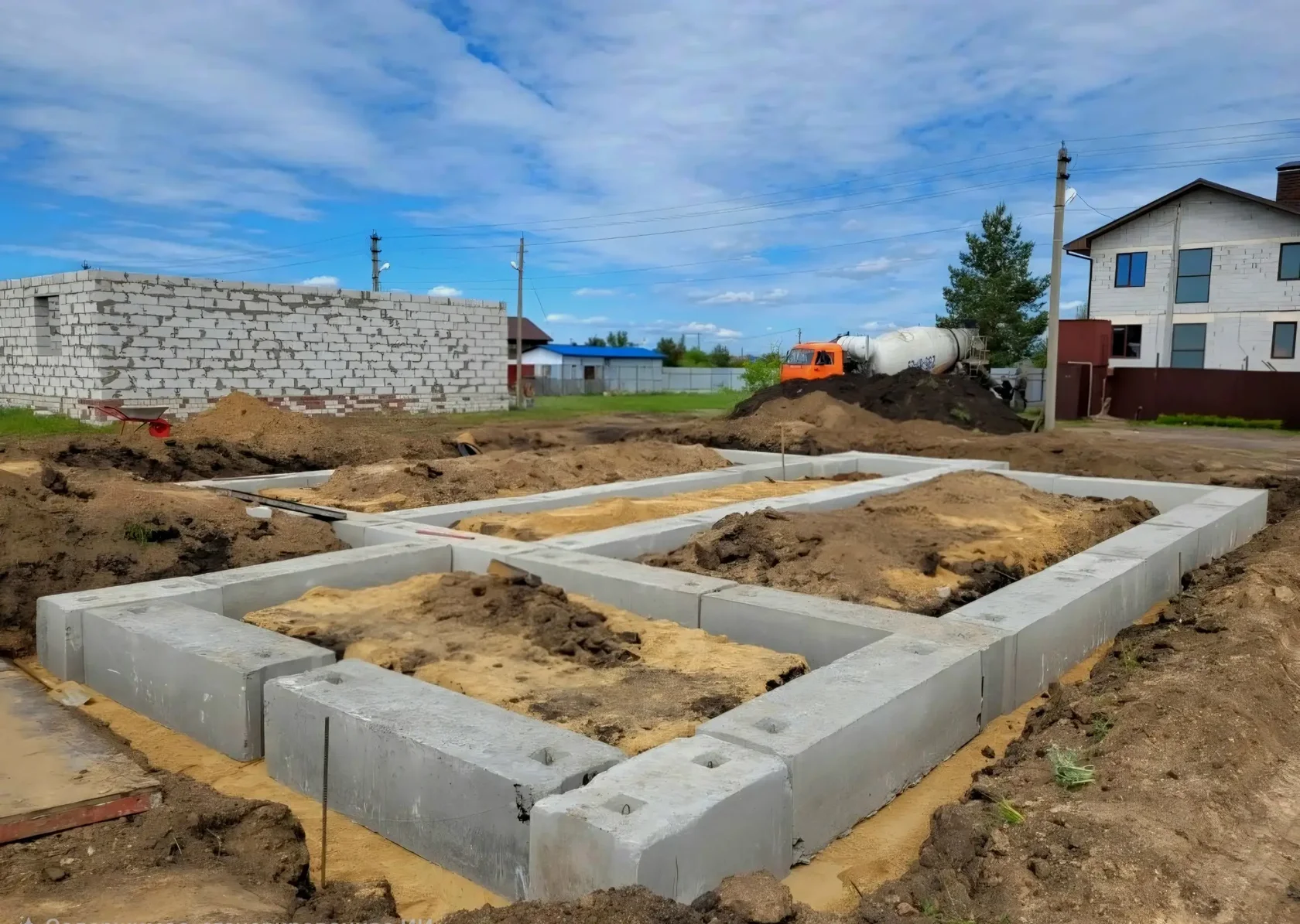 Строительство фундаментов в Воронеже