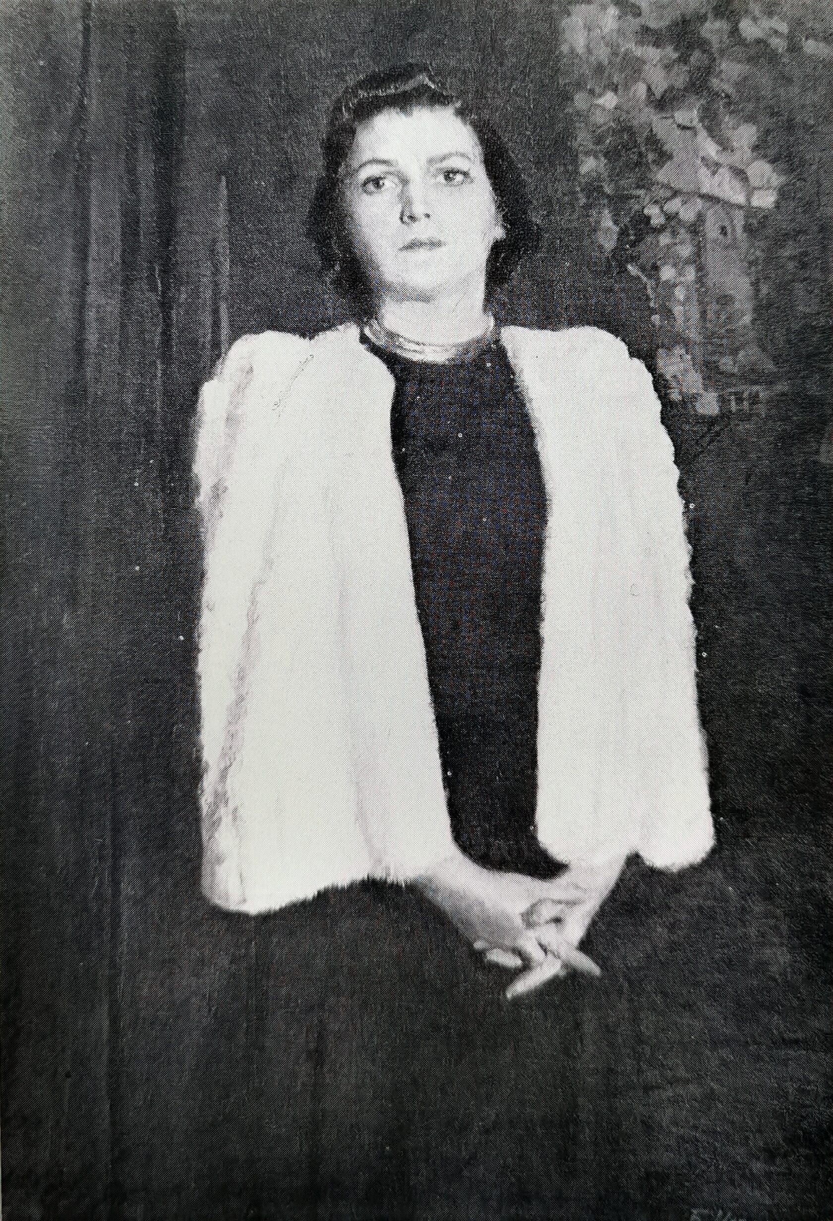 Портрет заслуженной артистки РСФСР Дарьи Васильевны Зеркаловой, 1947 г.