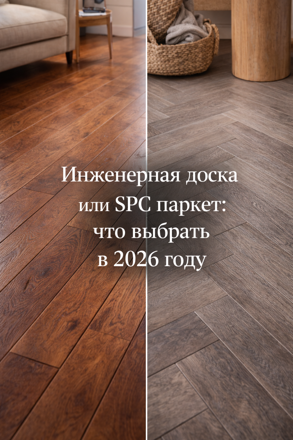 SPC-паркет или инженерная доска в 2026 году. Сравнение по влагостойкости, прочности, уходу, укладке и тёплому полу. Parket Brothers, Санкт-Петербург, доставка по РФ.
