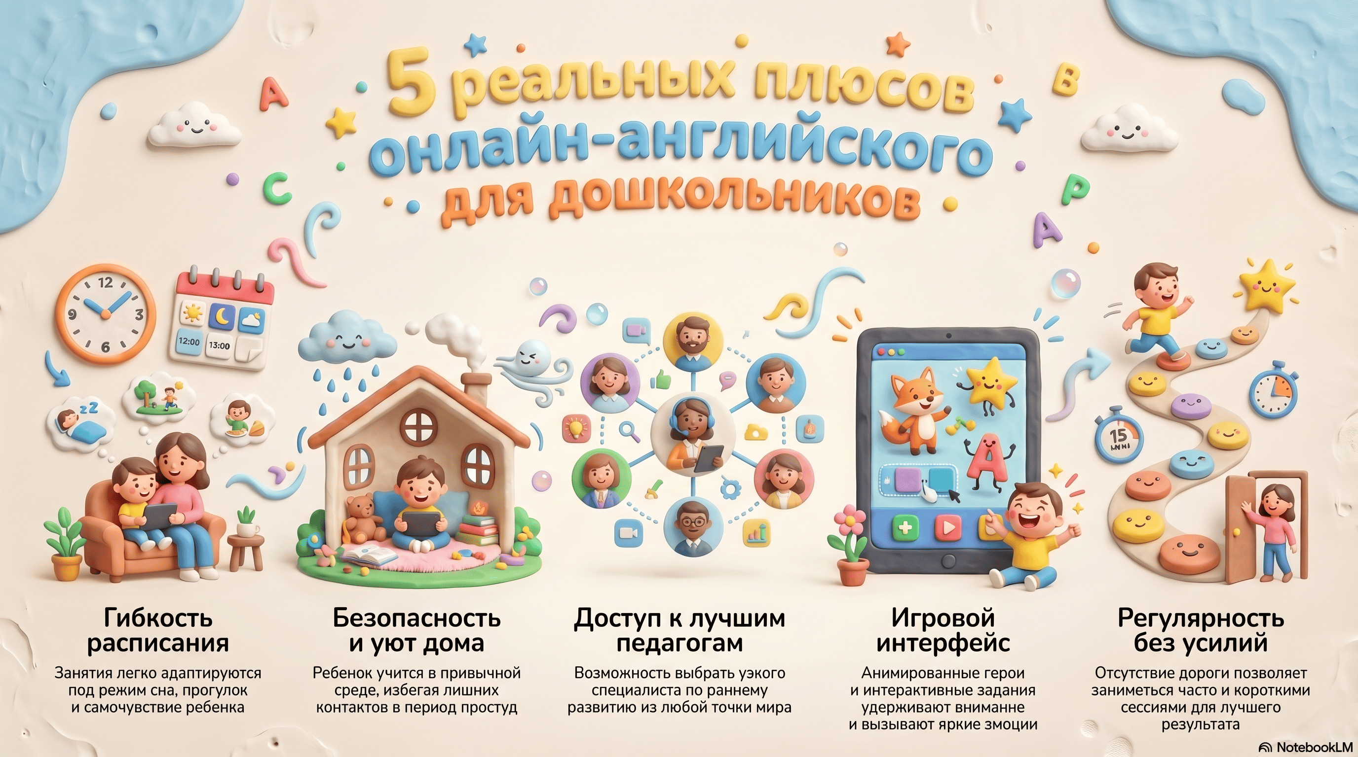 5 реальных плюсов онлайн-занятий английским для дошкольников