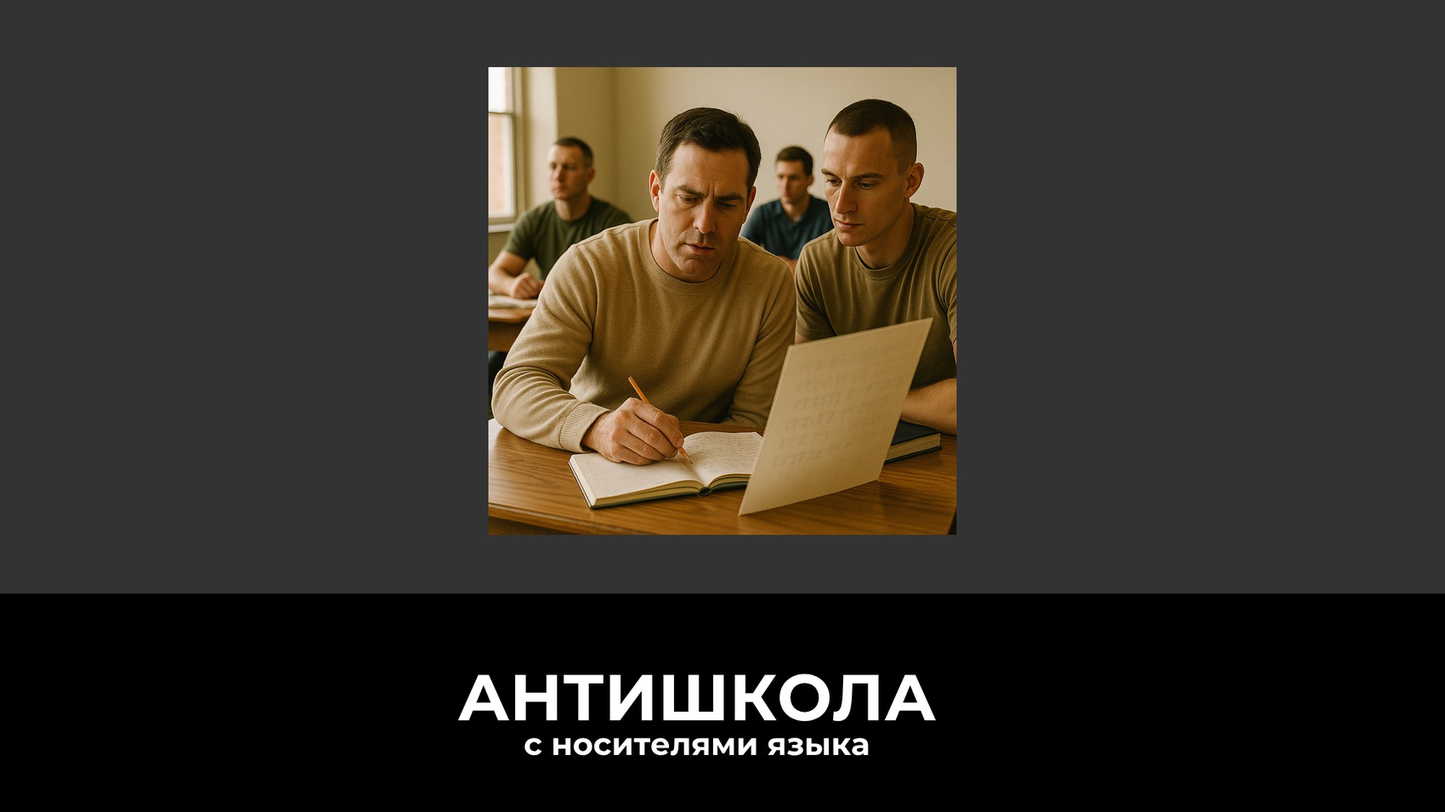 Разведчик учит иностранный язык, сидя за столом с книгами и картами