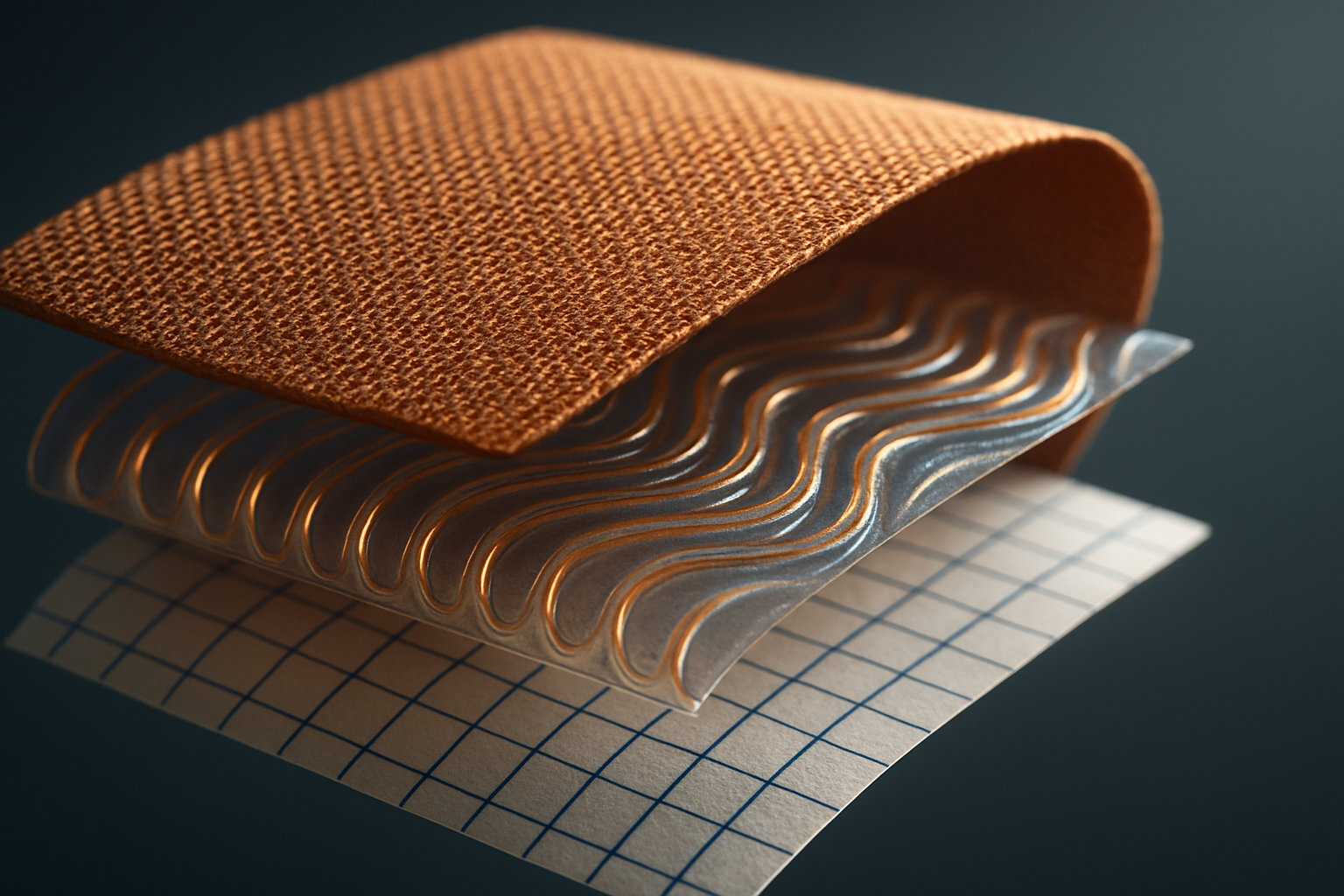  Состав и структура: хлопок, нейлон и клеевая основа