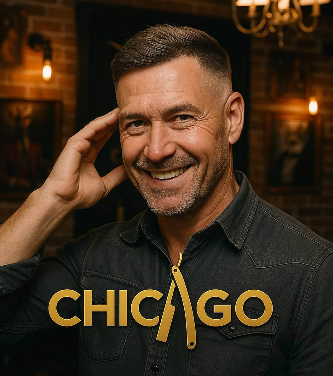 Стрижка Executive Fade 40+ — барбершоп CHICAGO, Екатеринбург