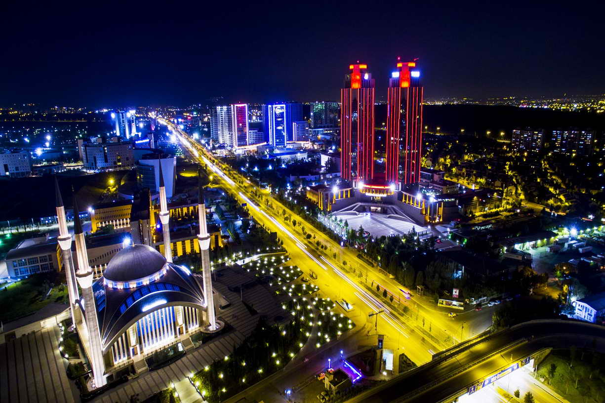 Вечерняя Анкара Турция