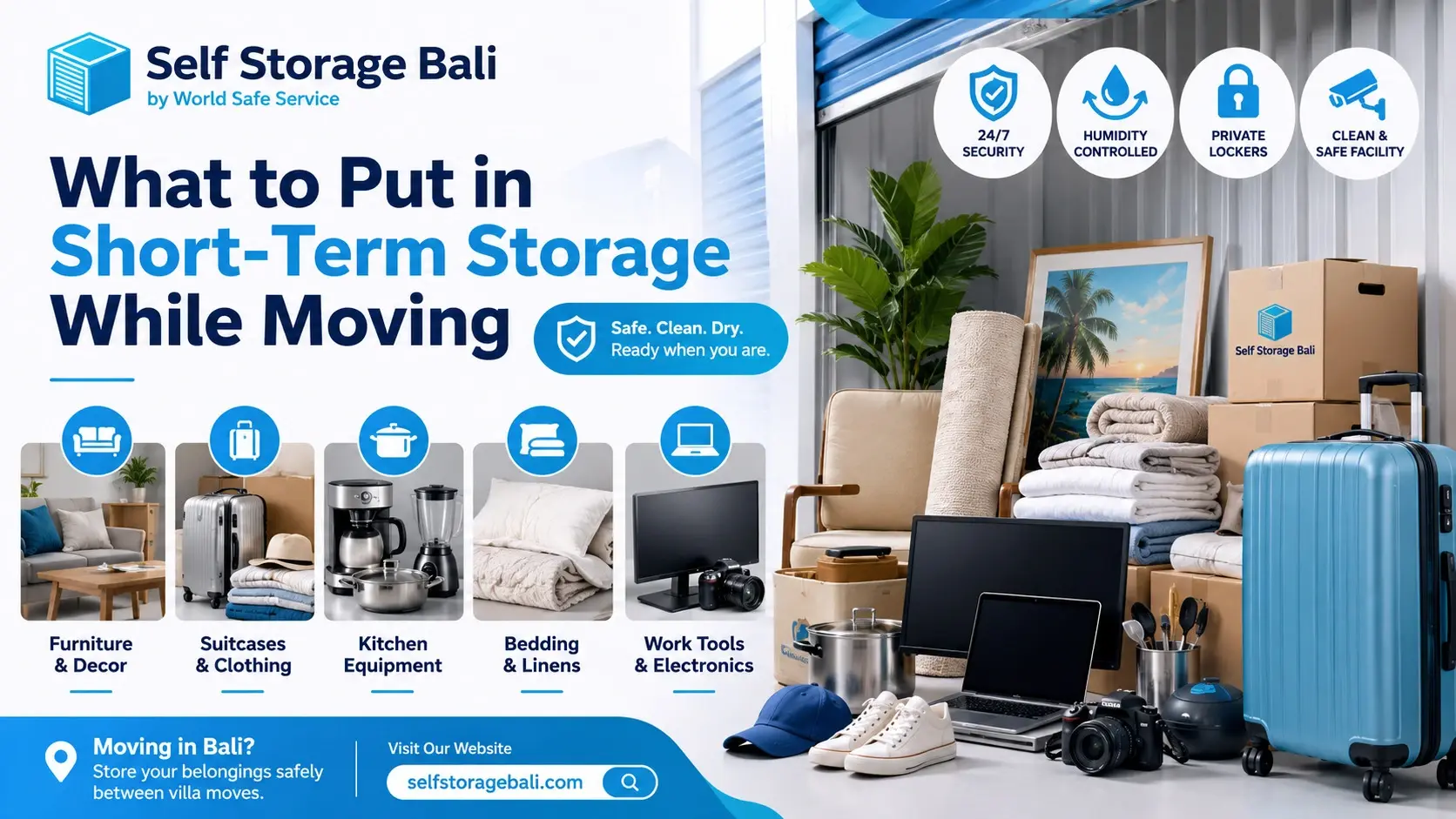 storage between villas bali