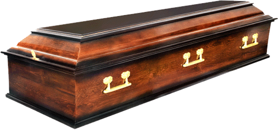 Гроб лакированный &quot;Стандарт&quot; 4-гранный, спецколода