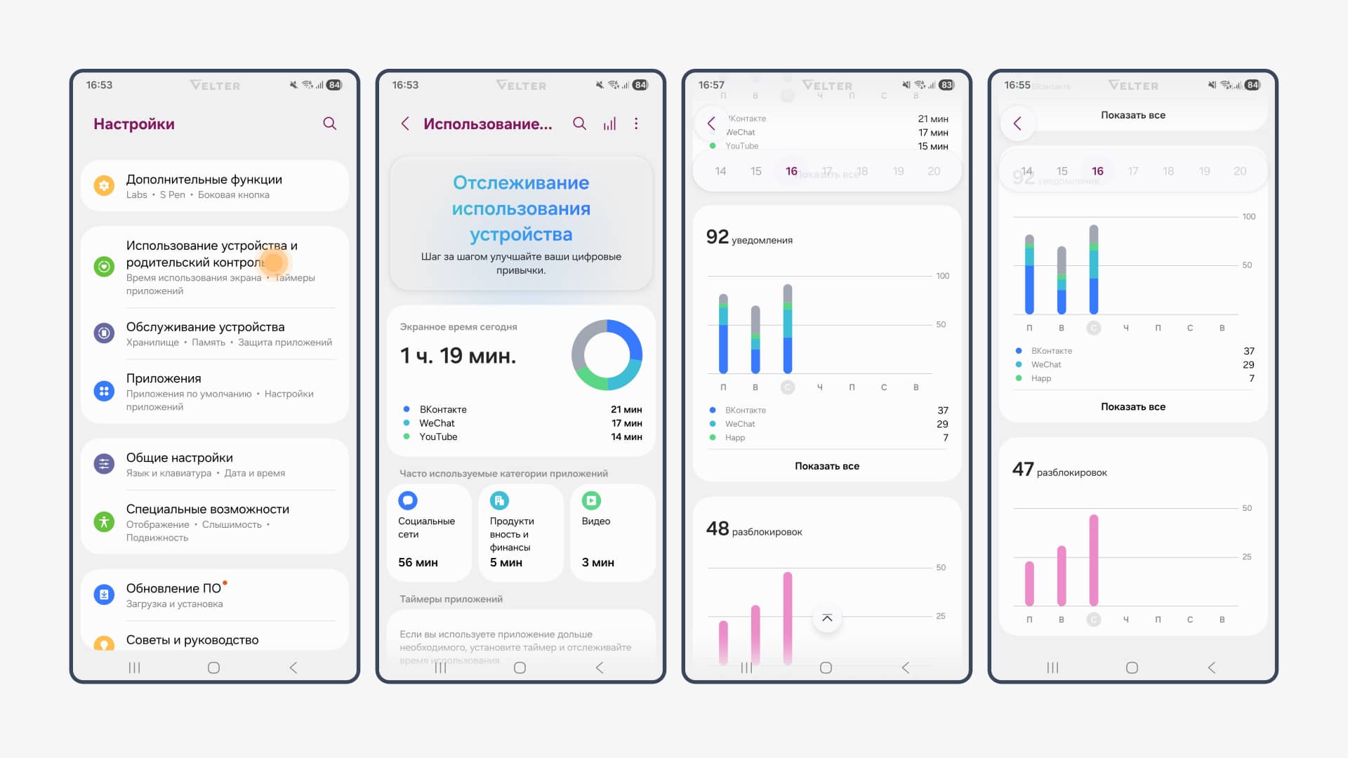 Где посмотреть статистику экранного времени на Android